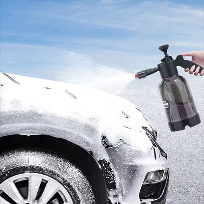 Hand Pump Foam Car Wash Sprayer Bottle, Air Pressure Car Sprayer