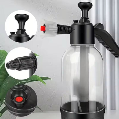 Hand Pump Foam Car Wash Sprayer Bottle, Air Pressure Car Sprayer